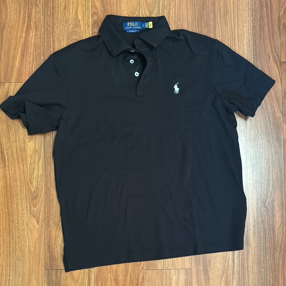 Polo by Ralph Lauren Men's Classic Black Polo Shirt